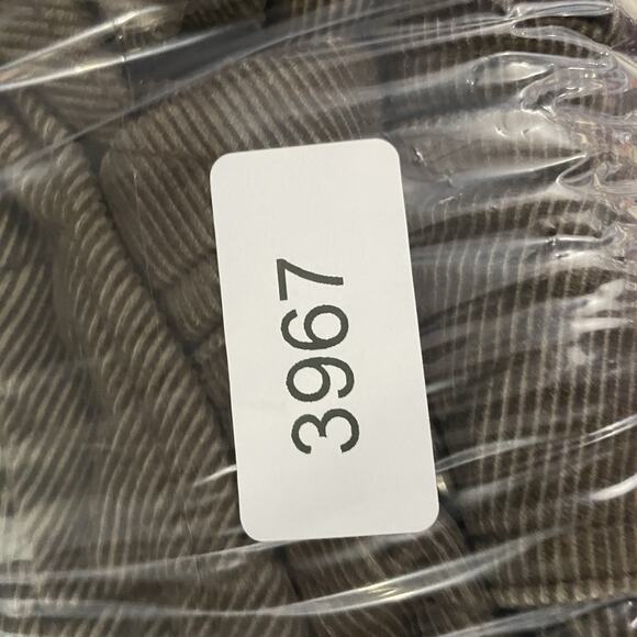 Chaps Denim Corduroy Jacket Women Large Brown Toggle Quilted Hood Rustic - Picture 11 of 11